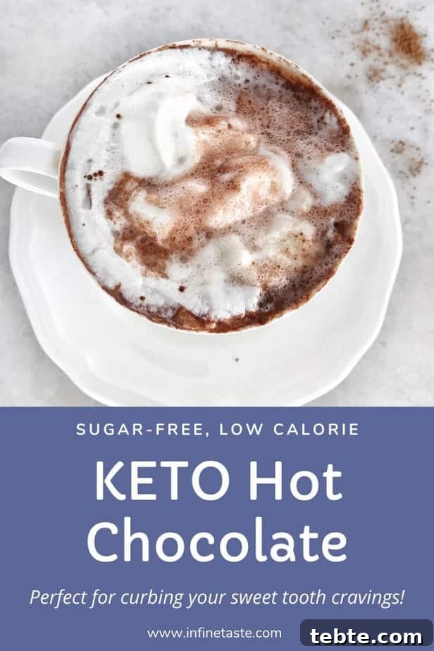 Low-Calorie Hot Chocolate Recipe for Cozy Nights 10 Skinny hot chocolate Pin for pinterest