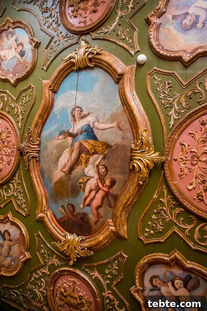 Ksiaz Castle & Hotel: Explore Poland’s Historic Ksiaz Palace 3 ceiling-in-ksiaz-castle