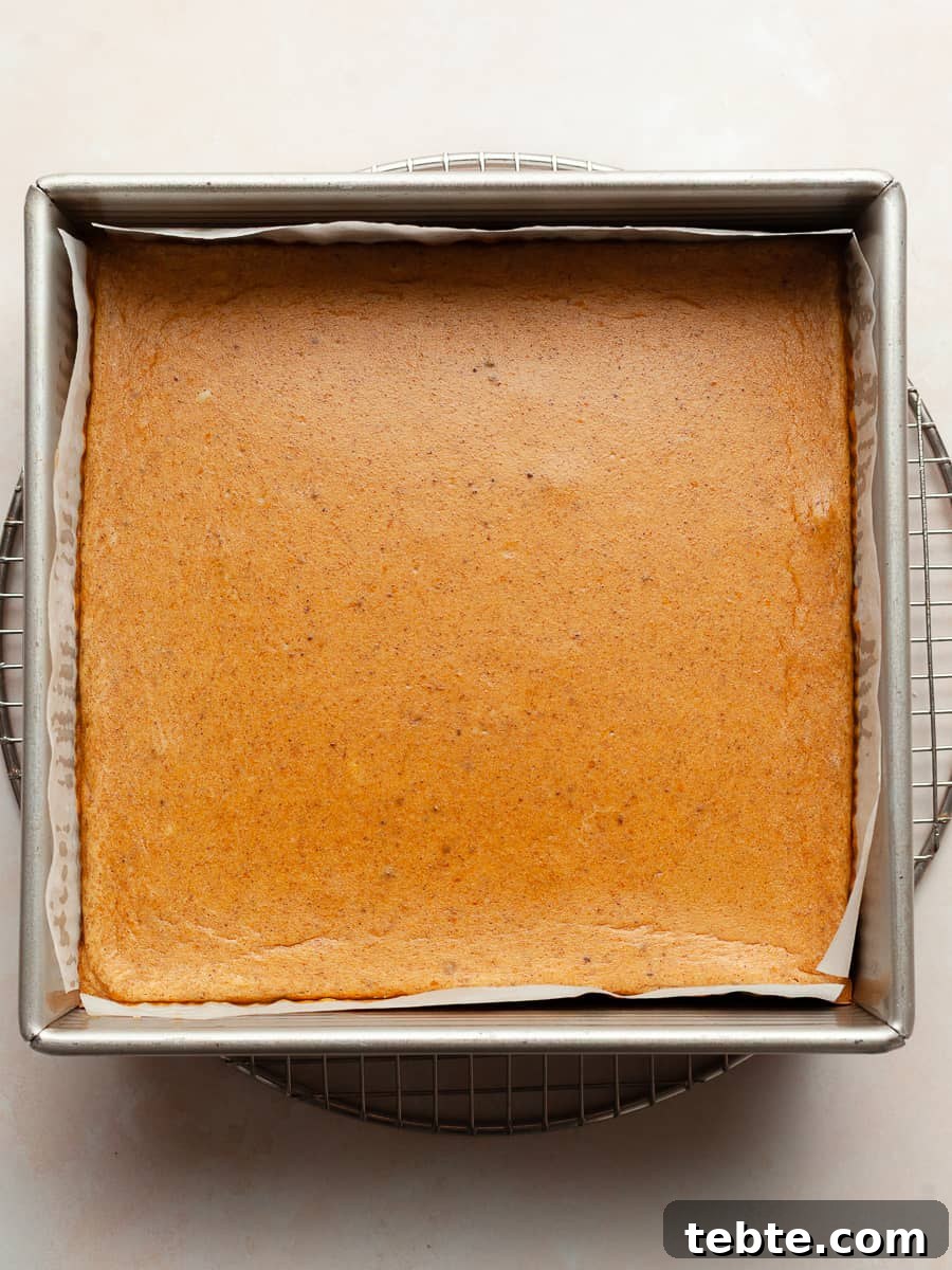 Gluten-Free Pumpkin Cheesecake Brownies Recipe for Fall Baking 18 baked gluten free pumpkin cheesecake brownies