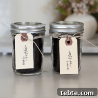 Coconut Coffee Scrub DIY: Glow-Boosting Body & Face Exfoliant 8 2 jars of rDIY coffee scrub on countertop