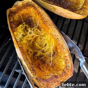 Smoked Spaghetti Squash Recipe for Traeger Grill 12 Traeger Smoked Spaghetti Squash on the Grill