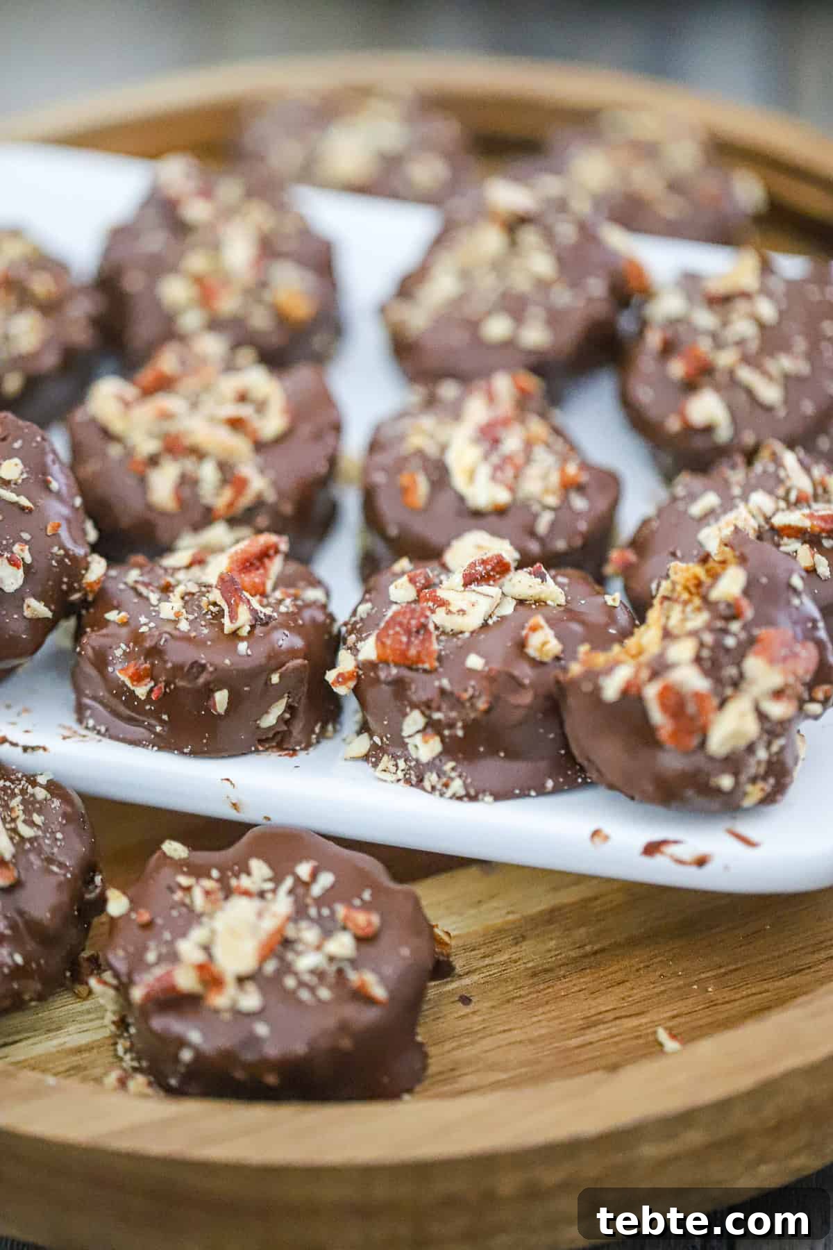 Pecan Pie Truffles Recipe — Decadent No-Bake Holiday Bites 3 bowl of pecan truffle mixture