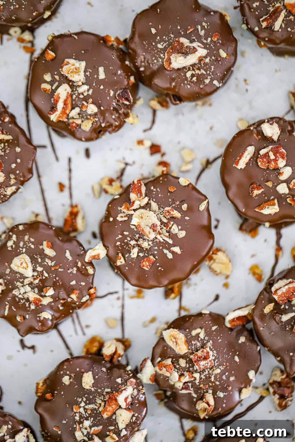 Pecan Pie Truffles Recipe — Decadent No-Bake Holiday Bites 4 rolling pecan truffles