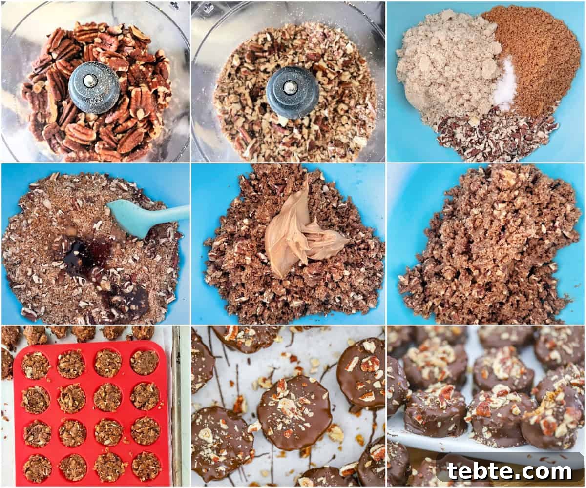 Pecan Pie Truffles Recipe — Decadent No-Bake Holiday Bites 5 chocolate dipped pecan pie truffles