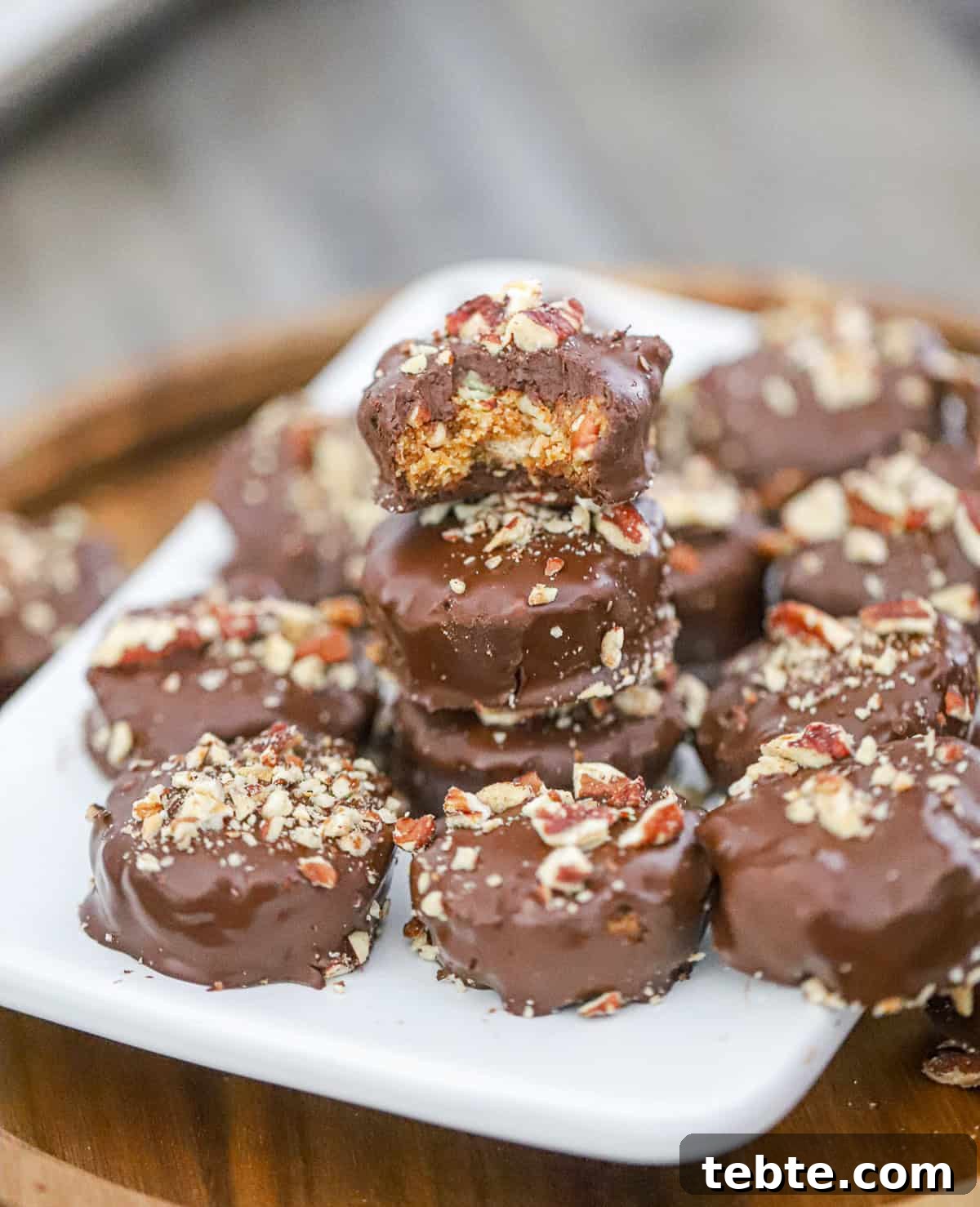 Pecan Pie Truffles Recipe — Decadent No-Bake Holiday Bites 6 tray of easy holiday truffle recipe