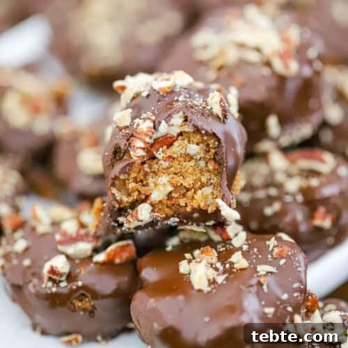 Pecan pie truffles