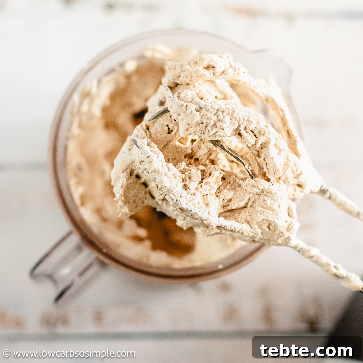 Crustless Ketovore Pumpkin Spice Pie Recipe 7 Cream Mixture with Stiff Peaks | Low-Carb, So Simple