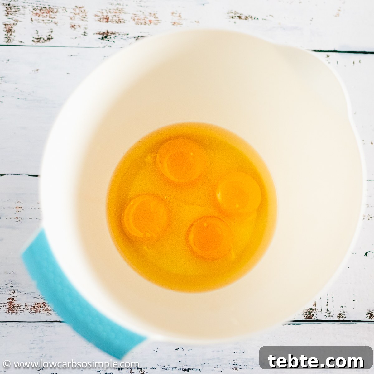 Crustless Ketovore Pumpkin Spice Pie Recipe 8 Four Pastured Eggs in a Bowl | Low-Carb, So Simple