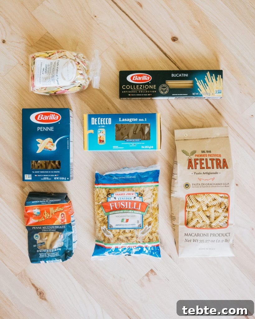 Cheap vs Expensive Pasta: How Quality Changes Flavor and Texture 5 Different brands of pasta boxes to show that the variety and quality matters