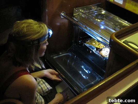 A headlamp proved to be a very helpful gadget to help me watch over the pizzas in the oven which has no interior light. A headlamp proved to be a very helpful gadget to help me watch over the pizzas in the oven which has no interior light.