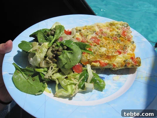Oven-Baked Ham and Vegetable Frittata Oven-Baked Ham and Vegetable Frittata