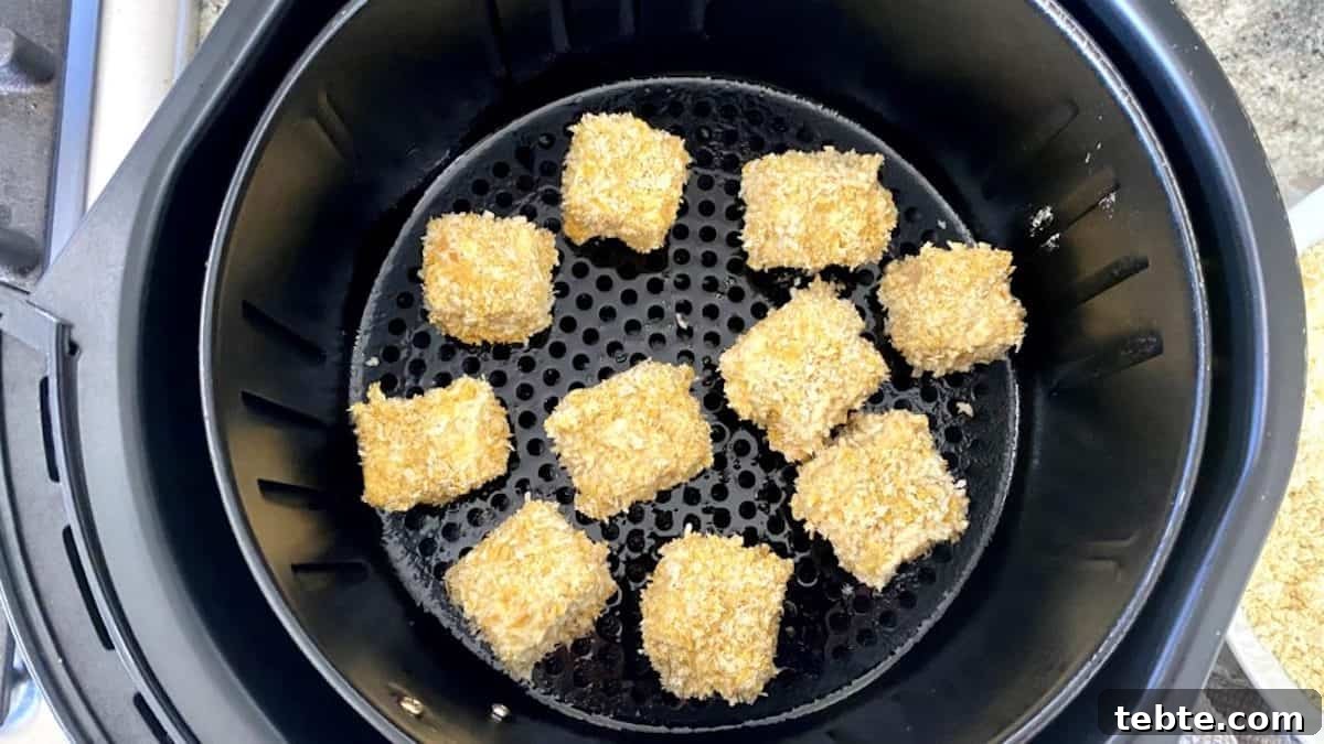 I am learning to cook tofu in an air fryer. 