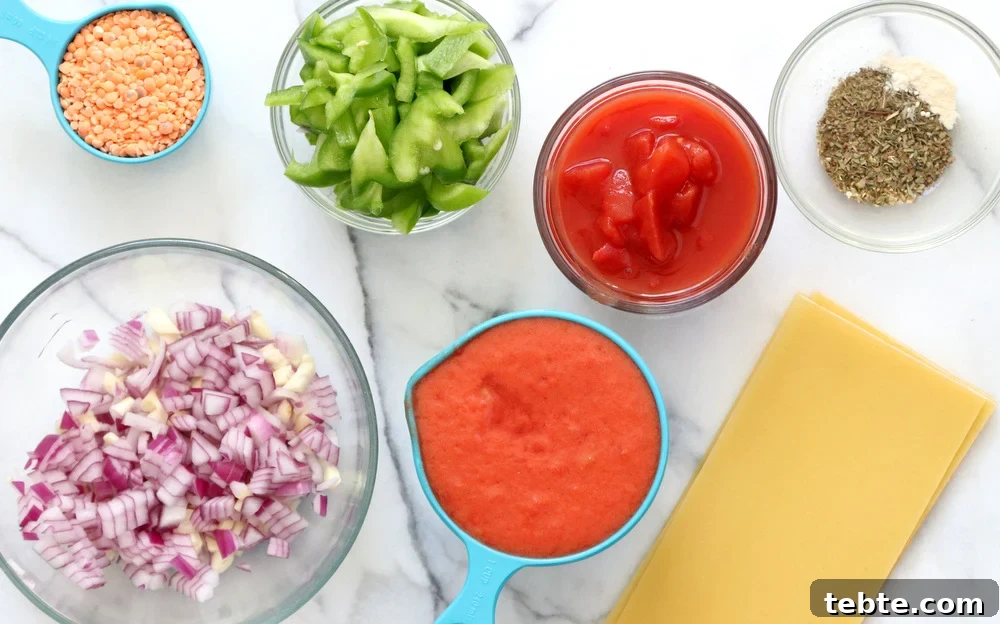 Vegan Instant Pot Lasagna Soup Recipe for Comforting Meals 5 Step by step photo 1 for Instant Pot Lasagna Soup