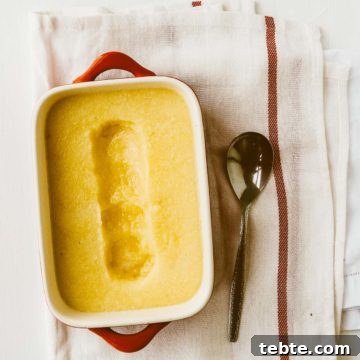 pineapple granita in a baking dish