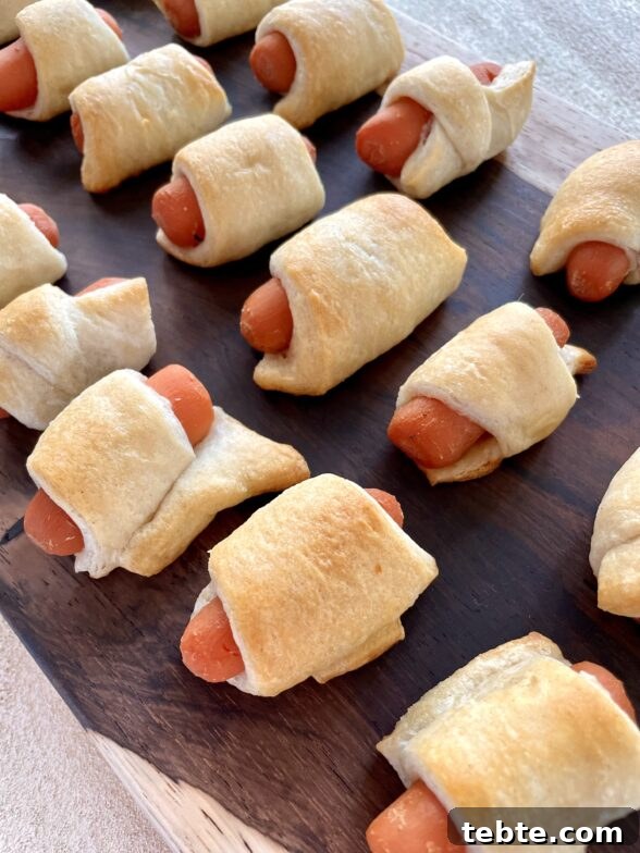 Mini Carrot Dogs in a Blanket Recipe — Party Appetizer Idea 10 img 29624 9