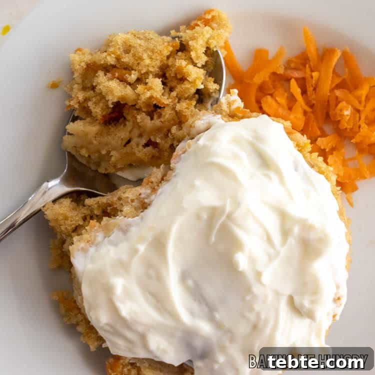 ingredients for carrot mug cake