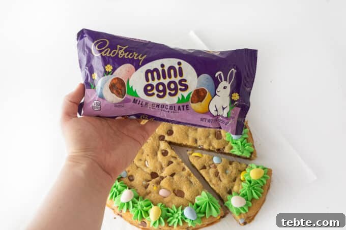 Easter Cookie Cake Recipe: Soft Sugar Cookie Layer with Frosting 5 Decorated Easter cookie cake