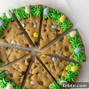 Easter Cookie Cake Recipe: Soft Sugar Cookie Layer with Frosting 6 Easy Easter Cookie Cake