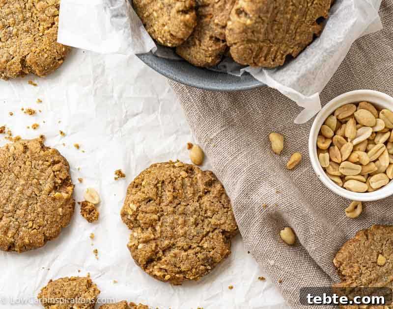 Low-Carb Sugar-Free Peanut Butter Cookie Recipe 3 Sugar Free Peanut Butter Cookie Recipe