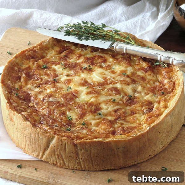 Ham Quiche Lorraine with Caramelized Onions and Gouda Cheese 3 quiche-lorraine-with-ham6