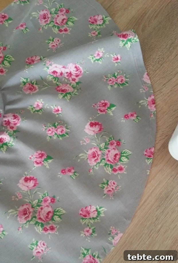 hemming a curve