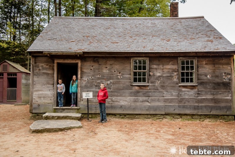 10 Compelling Reasons to Visit Old Sturbridge Village PMID 11 Old Sturbridge Village - schoolhouse