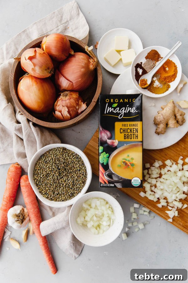 How to Make Slow Cooker Curried Lentil Soup