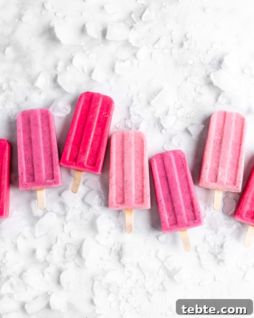 Guava and Dragon Fruit Popsicles Recipe for Refreshing Frozen Treats 5 Bright pink popsicles are made with guava juice, dragon fruit (pitaya), greek yogurt, and agave.