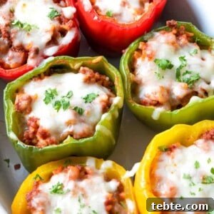 Cheesy Beef and Rice Stuffed Peppers Recipe 2 img 39502 5