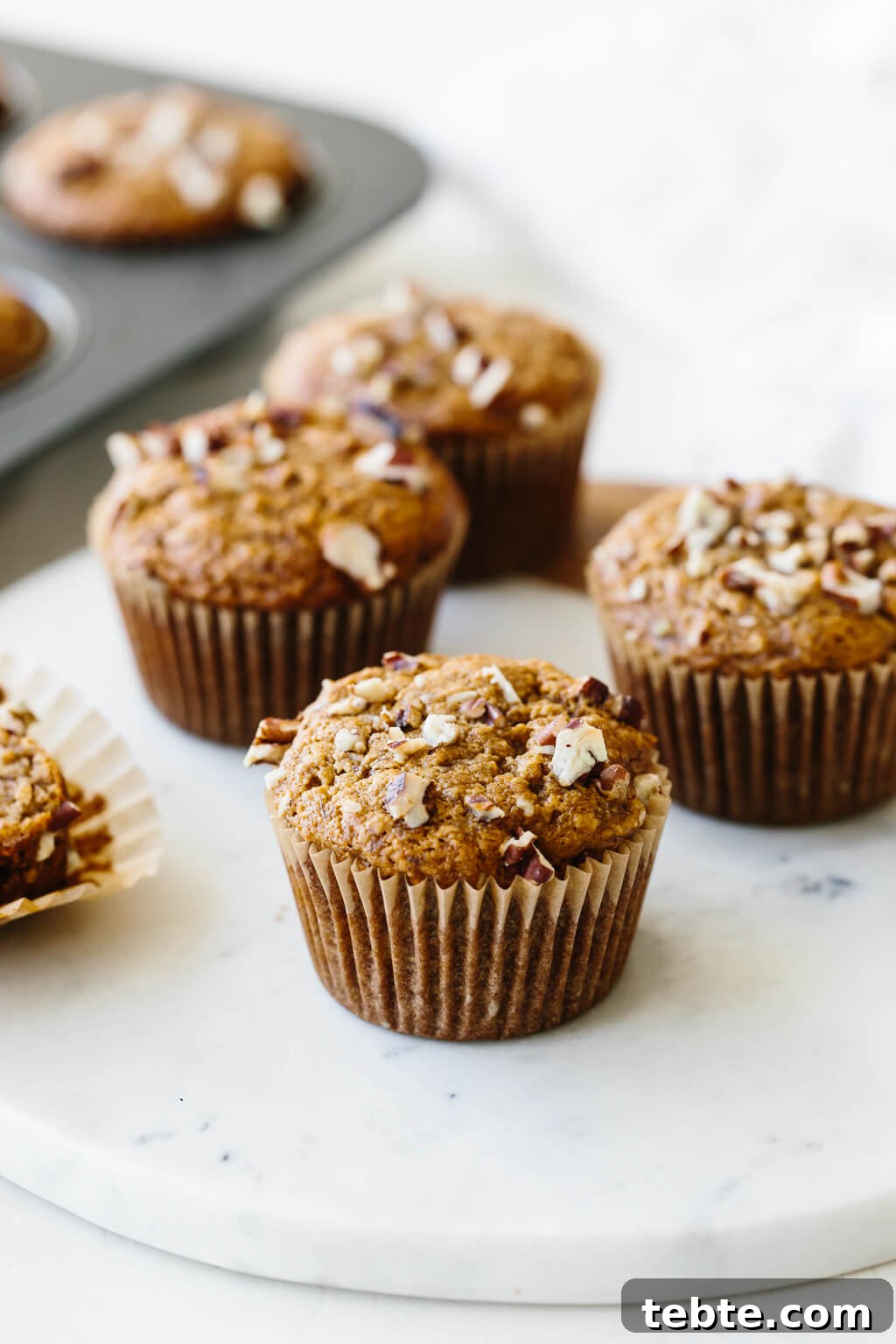 Paleo banana nut muffins are easy to make, delicious and gluten-free and dairy-free. The perfect healthy breakfast recipe and snack!