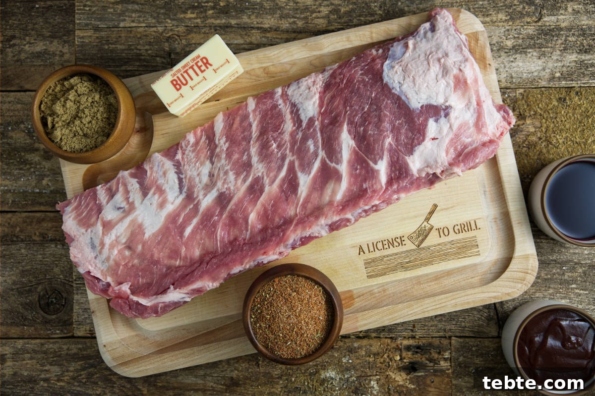 3-2-1 Smoked Ribs Recipe: Perfect Tender Fall-Off-the-Bone Ribs 4 ingredients for 3-2-1 ribs