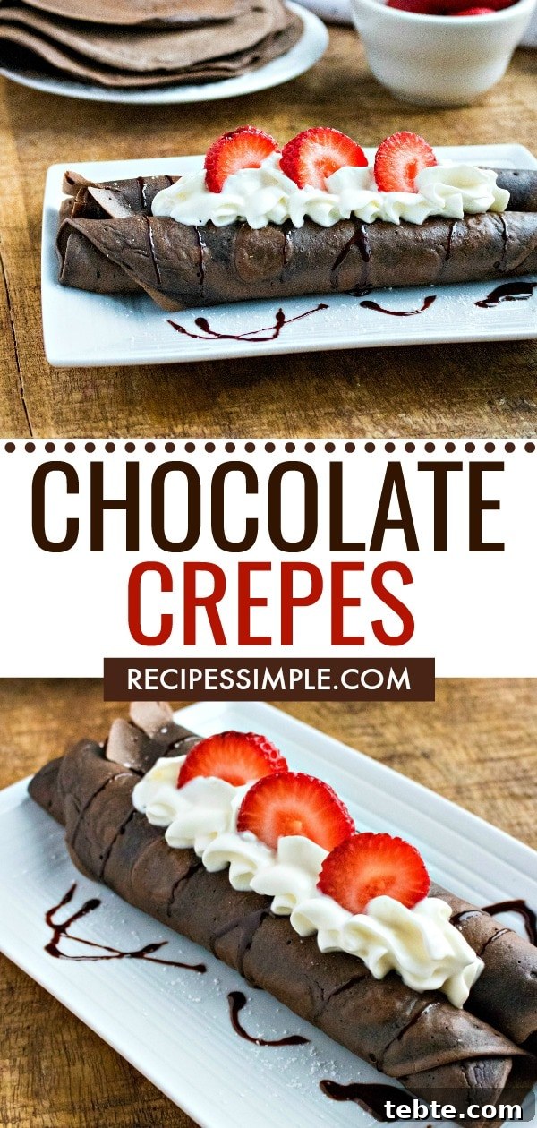 Chocolate Crepes Recipe