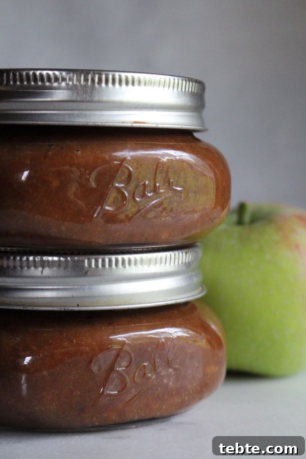 30+ Proven Methods for Preserving Apples All Year Round 6 Canning Apple Butter in half pint jars