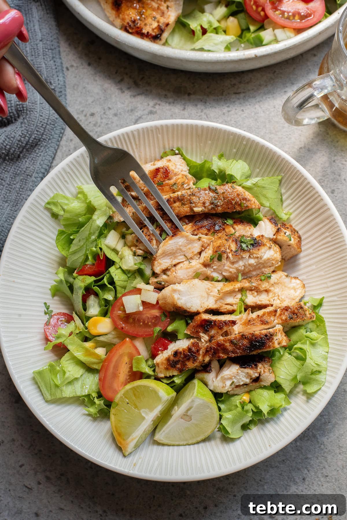 Mexican Grilled Chicken Chopped Salad with Avocado and Lime 15 Mexican Grilled Chicken Chopped Salad
