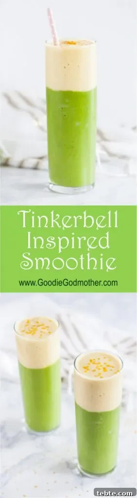 Tinker Bell–Inspired Green Fairy Smoothie Recipe 7 Tinkerbell inspired food ideas