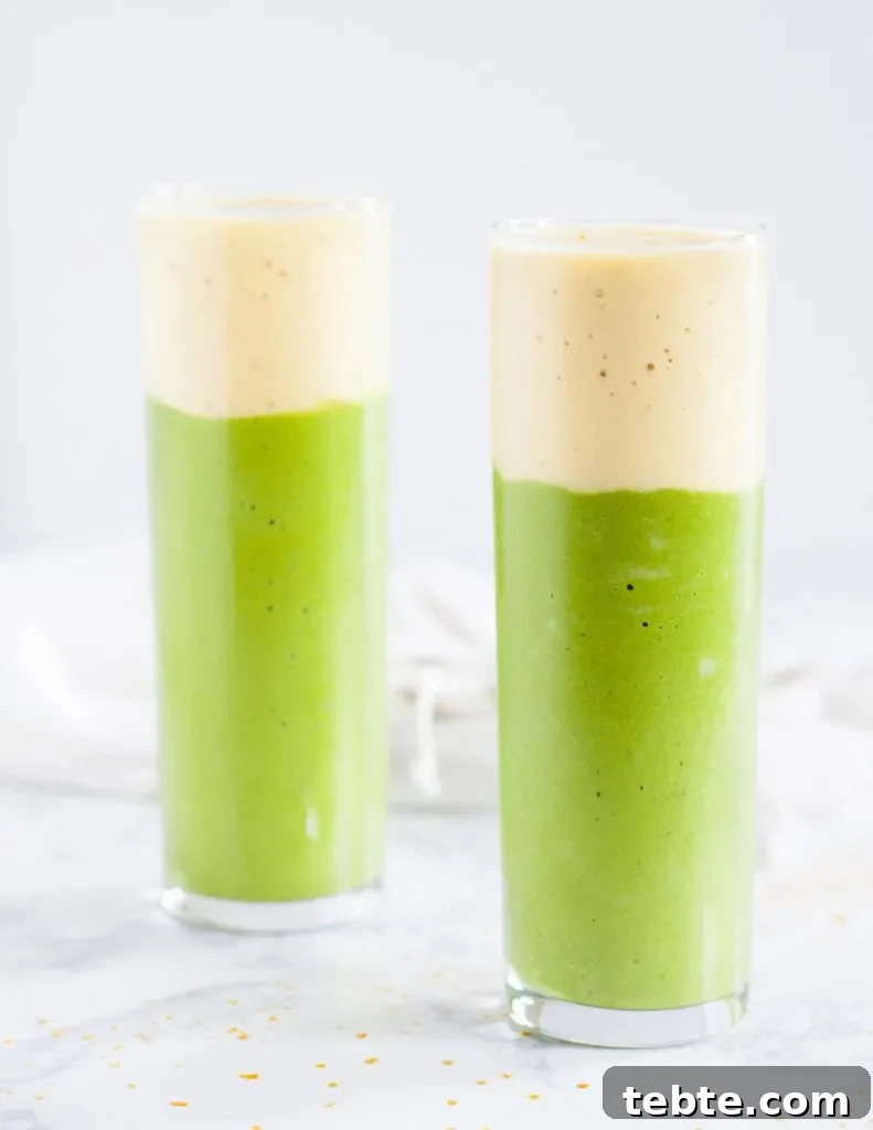 Tinker Bell–Inspired Green Fairy Smoothie Recipe 4 Disney inspired smoothies with layered colors