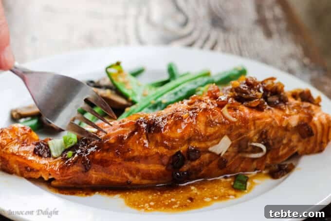 Grilled Salmon with Homemade Teriyaki Sauce Recipe 4 Grilled Salmon with simple homemade teriyaki sauce