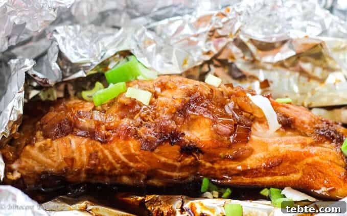 Grilled Salmon with Homemade Teriyaki Sauce Recipe 5 Grilled Salmon with simple homemade teriyaki sauce