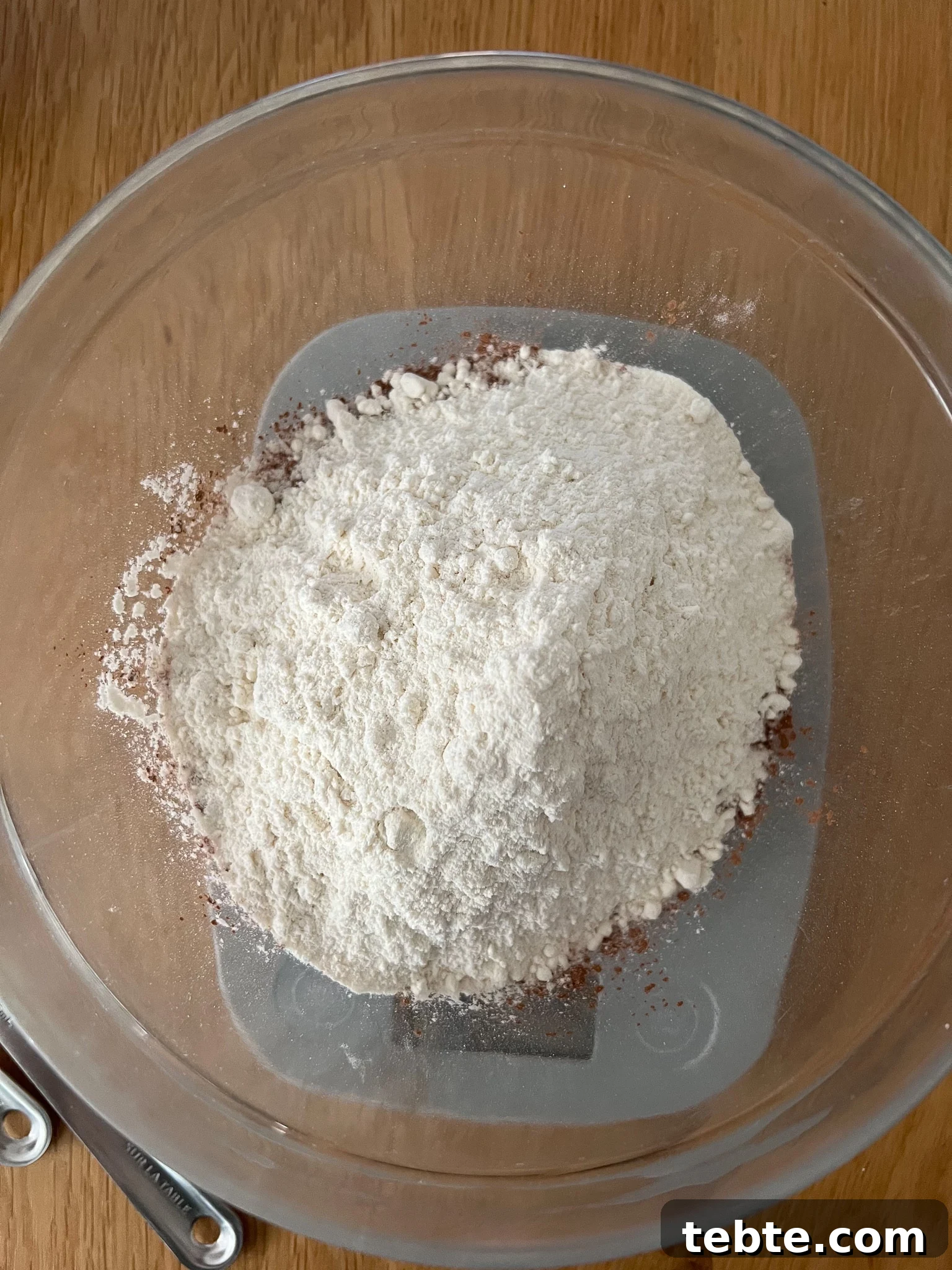 5 Essential Baking Tools Every Home Baker Needs 2 Dry ingredients measured out.