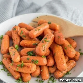 Oven-Roasted Baby Carrots with Honey and Herbs 6 Roasted Baby Carrots Featured 2