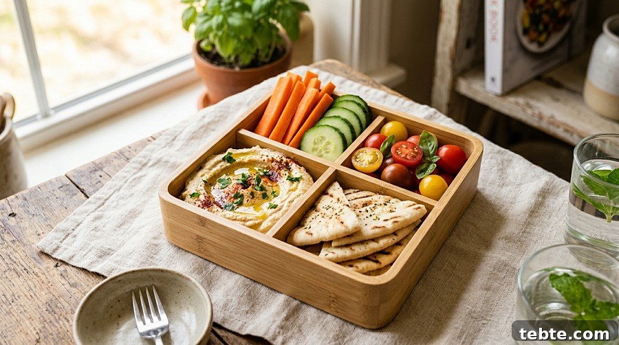 40+ Quick, Filling Lunch Ideas for Work (2026) 30 Hummus & Veggie Bento