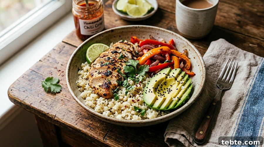 40+ Quick, Filling Lunch Ideas for Work (2026) 35 Chicken & Cauliflower Rice Bowl
