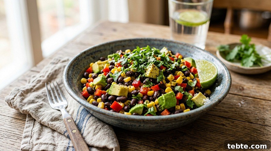 40+ Quick, Filling Lunch Ideas for Work (2026) 6 Southwest Black Bean & Corn Salad