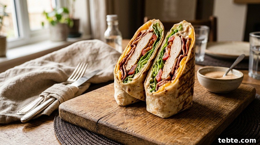 40+ Quick, Filling Lunch Ideas for Work (2026) 10 Chicken Bacon Ranch Wrap