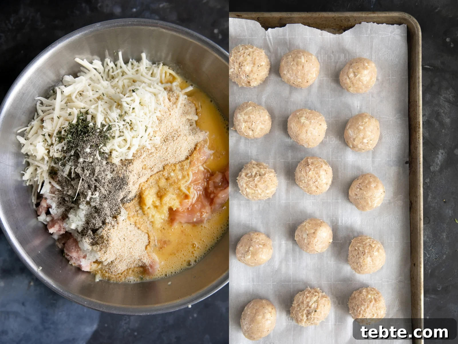 French Onion Meatball Skillet Recipe: Savory One-Pan Dinner 4 preparing meatballs for french onion skillet