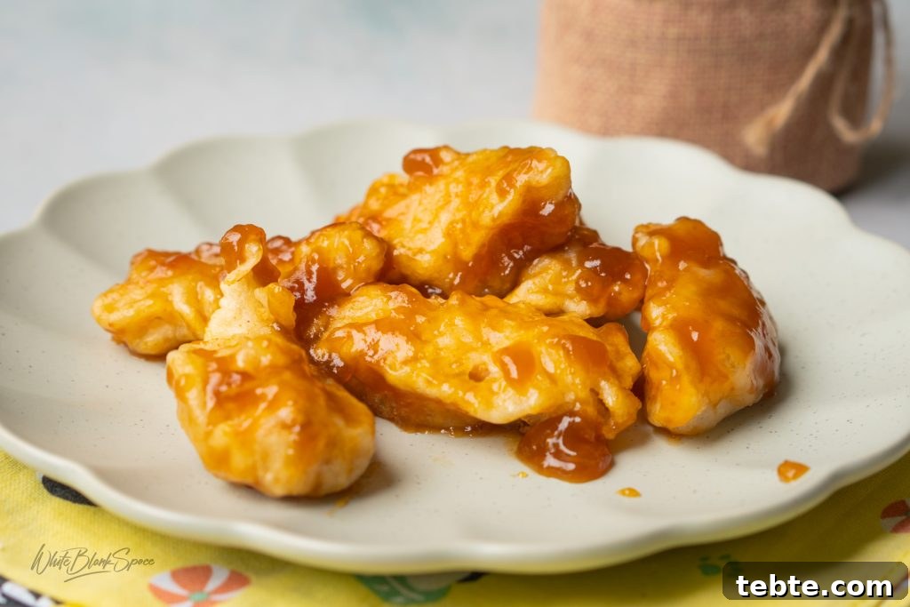 Authentic Homemade Orange Chicken Recipe for Crispy, Tangy Flavor 3 homemade orange chicken close up