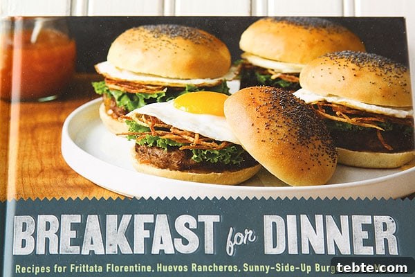 Breakfast For Dinner Cookbook Review | www.chocolatemoosey.com