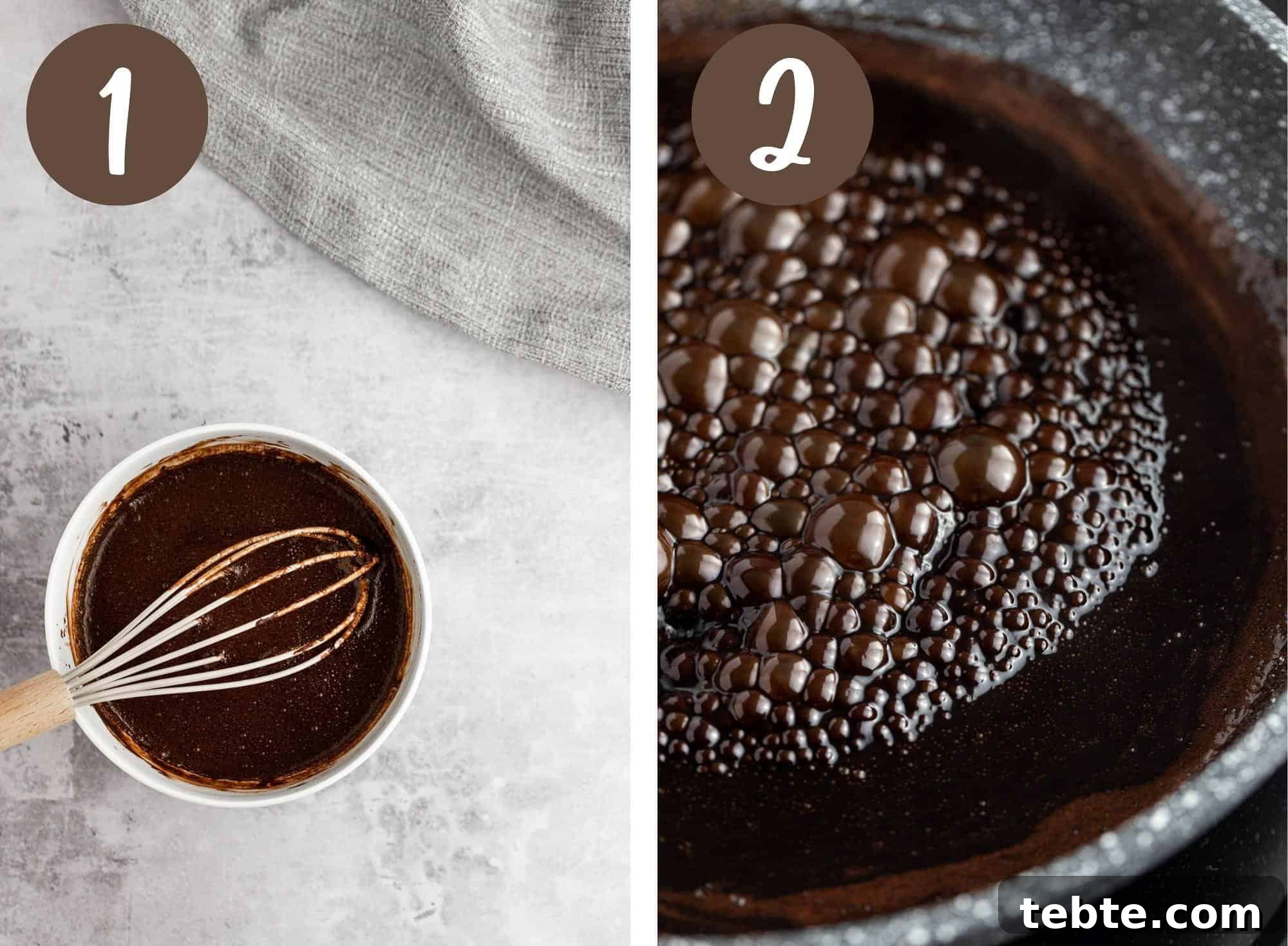 Protein Iced Coffee Recipe: High-Protein Chilled Coffee Drink 4 Photos illustrating steps 1 and 2.