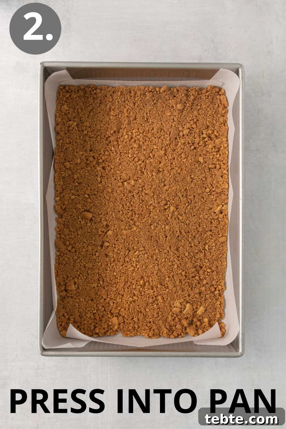 Gluten-Free 7-Layer Cookie Bars: Chewy Chocolate & Coconut Delight 5 Graham cracker crumbs and butter pressed into a pan