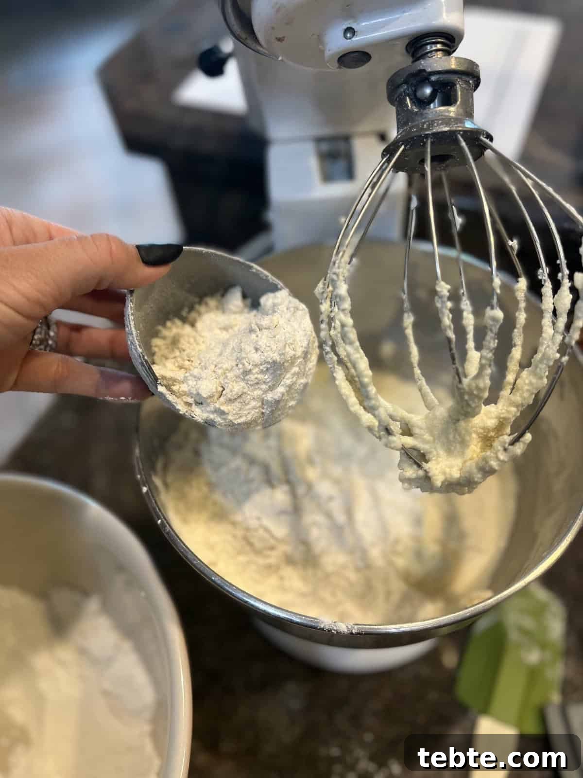 Witch Finger Cookies dry ingredients